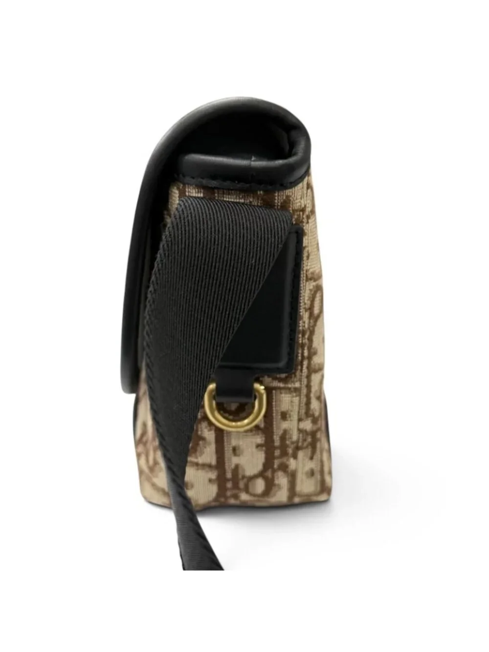 Dior Homme Messenger Bag with Flap Mini Leather Oblique